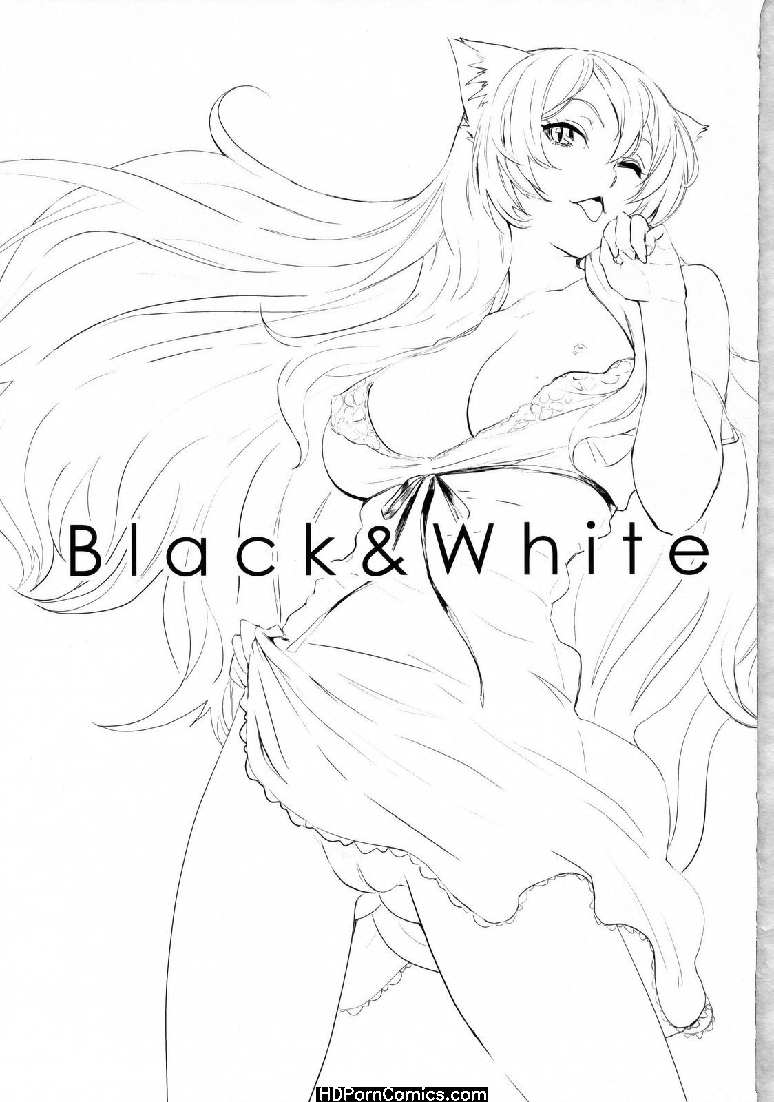 Black On White Anime Porn - Black and White Porn Comic - HD Porn Comix