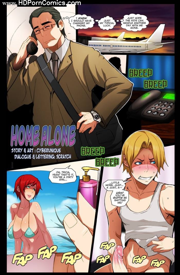 Home Cartoon Hentai - Home Alone Porn Comic - HD Porn Comix