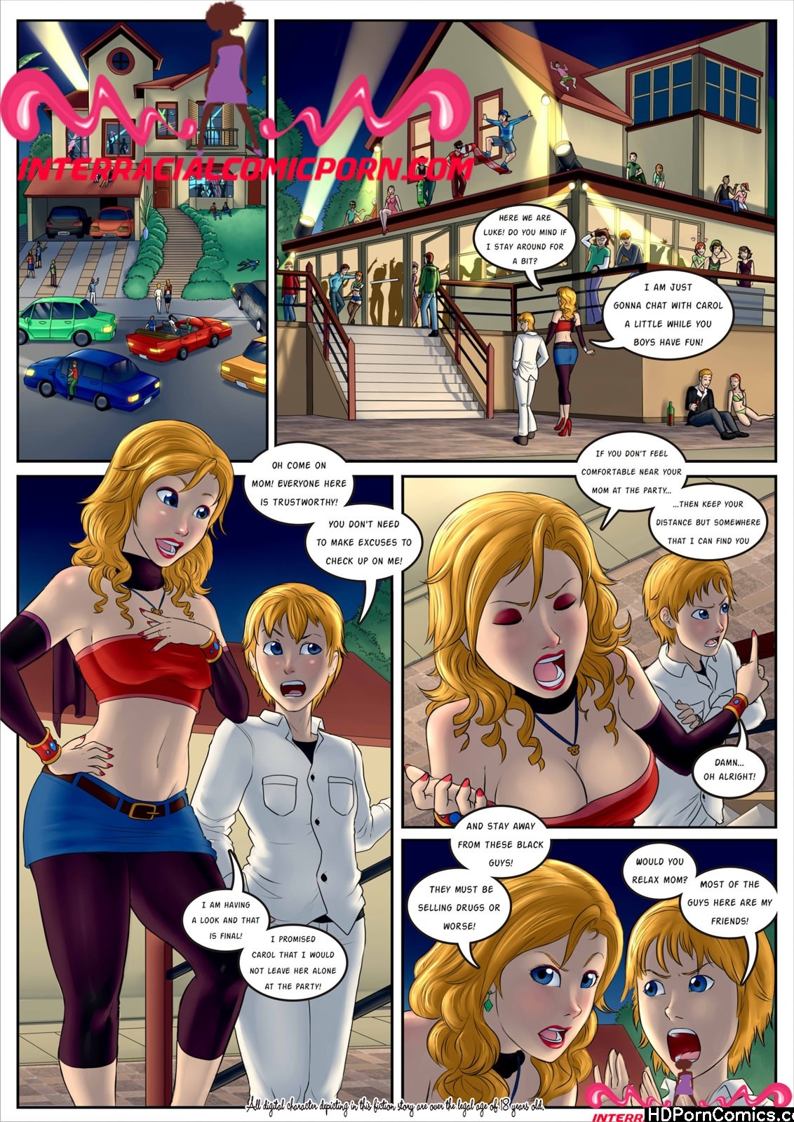 Party Slut - Issue 1 Cartoon Porn Comic - HD Porn Comix