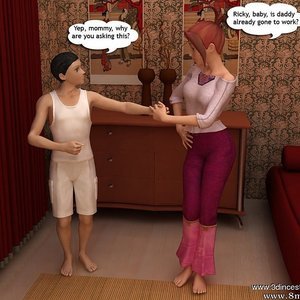 Mommy in need of cock PornComix 3DIncestAnime Comics 001 