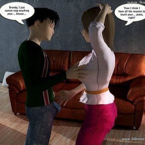 Siblings go down and dirty Sex Comic 3DIncestAnime Comics 004 