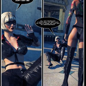 Hip Gals - The Defeat of Scarlet Lass Sex Comic HIP Comix 011 