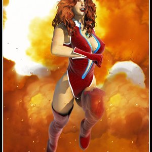 Hip Gals - The Defeat of Scarlet Lass Sex Comic HIP Comix 018 