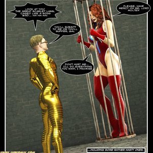 Hip Gals - The Defeat of Scarlet Lass Sex Comic HIP Comix 038 
