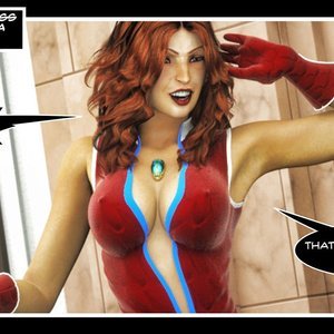 Hip Gals - The Defeat of Scarlet Lass Sex Comic HIP Comix 067 