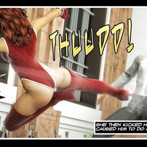 Hip Gals - The Defeat of Scarlet Lass Sex Comic HIP Comix 069 