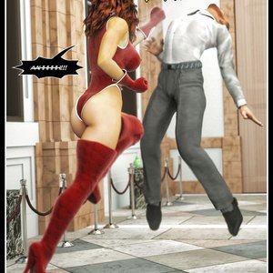 Hip Gals - The Defeat of Scarlet Lass Sex Comic HIP Comix 070 