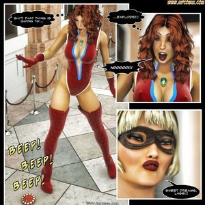Hip Gals - The Defeat of Scarlet Lass Sex Comic HIP Comix 080 