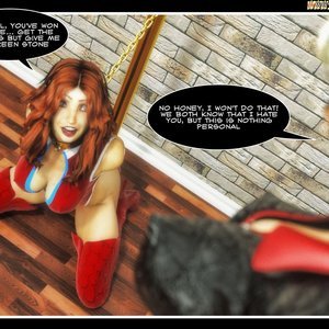 Hip Gals - The Defeat of Scarlet Lass Sex Comic HIP Comix 088 