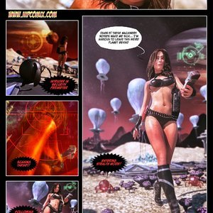 Xhana Silverstar - The Shadows of IX Cartoon Comic HIP Comix 037 