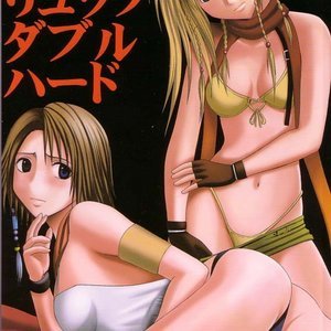 Final Fantasy X-2 Doujinshi - Yuna Rikku Double Hard Cartoon Porn Comic Hentai Manga 001 