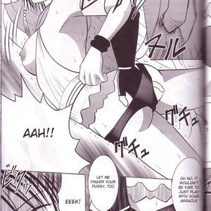 Final Fantasy X-2 Doujinshi - Yuna Rikku Double Hard Cartoon Porn Comic Hentai Manga 044 