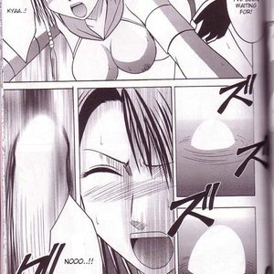Final Fantasy X-2 Doujinshi - Yuna Rikku Double Hard Cartoon Porn Comic Hentai Manga 050 