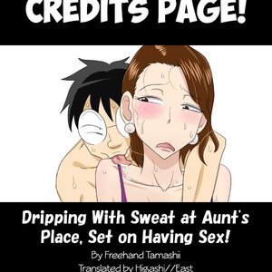 Set on Having Sex - Dripping with Sweat at Aunts Place PornComix Hentai Manga 034 