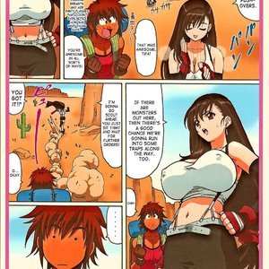 Tifa W Cup - Final Fantasy VII Cartoon Porn Comic Hentai Manga 006 