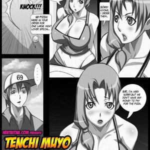 Tenchi Muyo – Special Pizza Bill Porn Comic