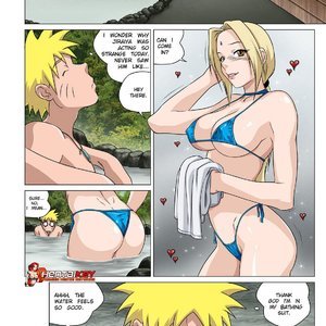 Theres Something About Tsunade Cartoon Comic Hentaikey Comics 002 