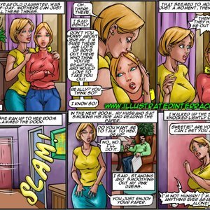 Mother Daughter Day Cartoon Porn Comic IllustratedInterracial Comics 002 