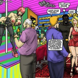 Recession Blues-Wife Forced to Strip Sex Comic IllustratedInterracial Comics 005 