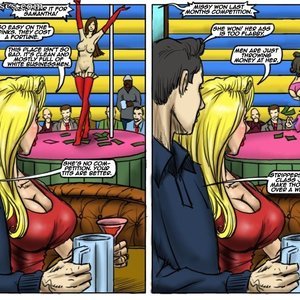 Recession Blues-Wife Forced to Strip Sex Comic IllustratedInterracial Comics 006 