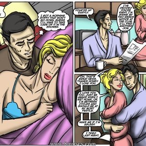 Recession Blues-Wife Forced to Strip Sex Comic IllustratedInterracial Comics 022 