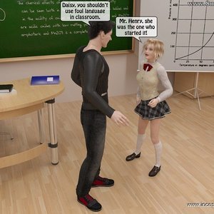 Teaching freshie to respect her parents Sex Comic IncestBDSM Comics 002 
