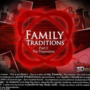 Family Traditions. Part 1 Sex Comic IncestChronicles3D Comics 001 