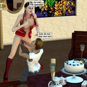 Birthday Party With Mommy Cartoon Porn Comic IncestIncestIncest Comics 020 