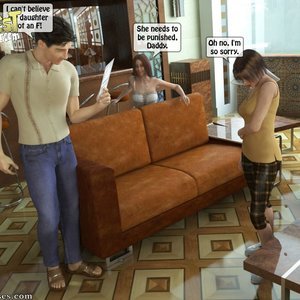 Daddy punishing daughters badly Sex Comic IncestIncestIncest Comics 009 