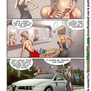 The Prom Date Cartoon Porn Comic Innocent Dickgirls Comics 002 
