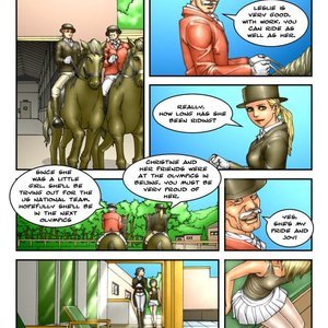 The Riding Lesson Cartoon Porn Comic Innocent Dickgirls Comics 004 