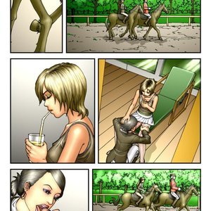 The Riding Lesson Cartoon Porn Comic Innocent Dickgirls Comics 006 