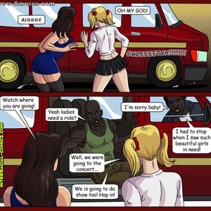 The Road Trip - Amy and Brooke Porn Comic Interracial-Comics 002 