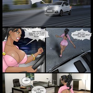 Porn Comics - The New Neighbor – Issue 3 – Black Secretary Sex Comic