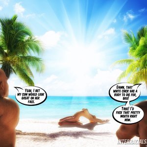 BBC Cum Slut On Vacation Cartoon Porn Comic InterracialSex3D Comics 002 
