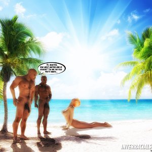 BBC Cum Slut On Vacation Cartoon Porn Comic InterracialSex3D Comics 004 